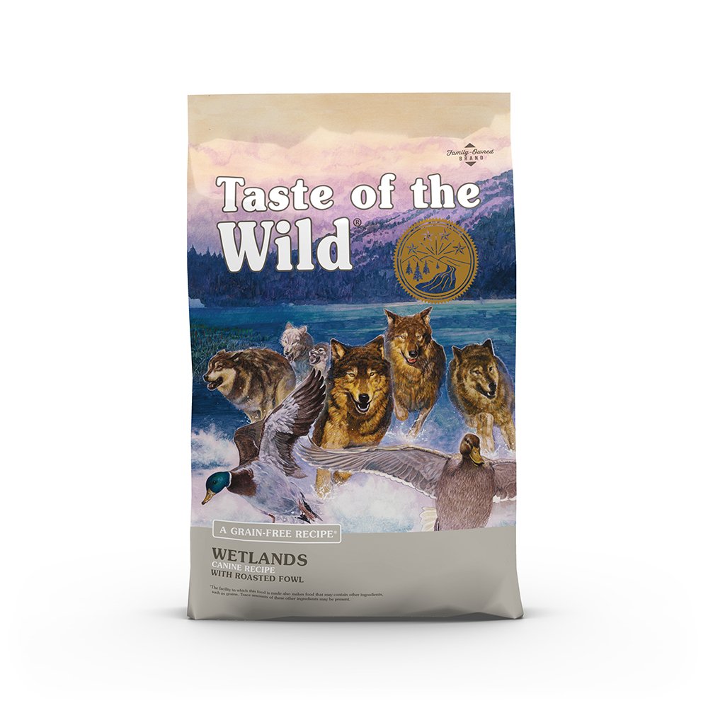 Taste of the Wild Grain-Free Wetlands Canine Recipe w/ Roasted Fowl Dry Dog Food