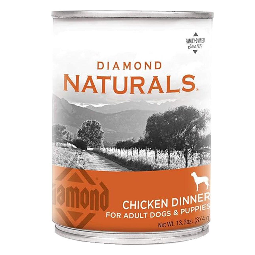 Diamond Naturals Chicken Dinner Adult & Puppy Canned Dog Food