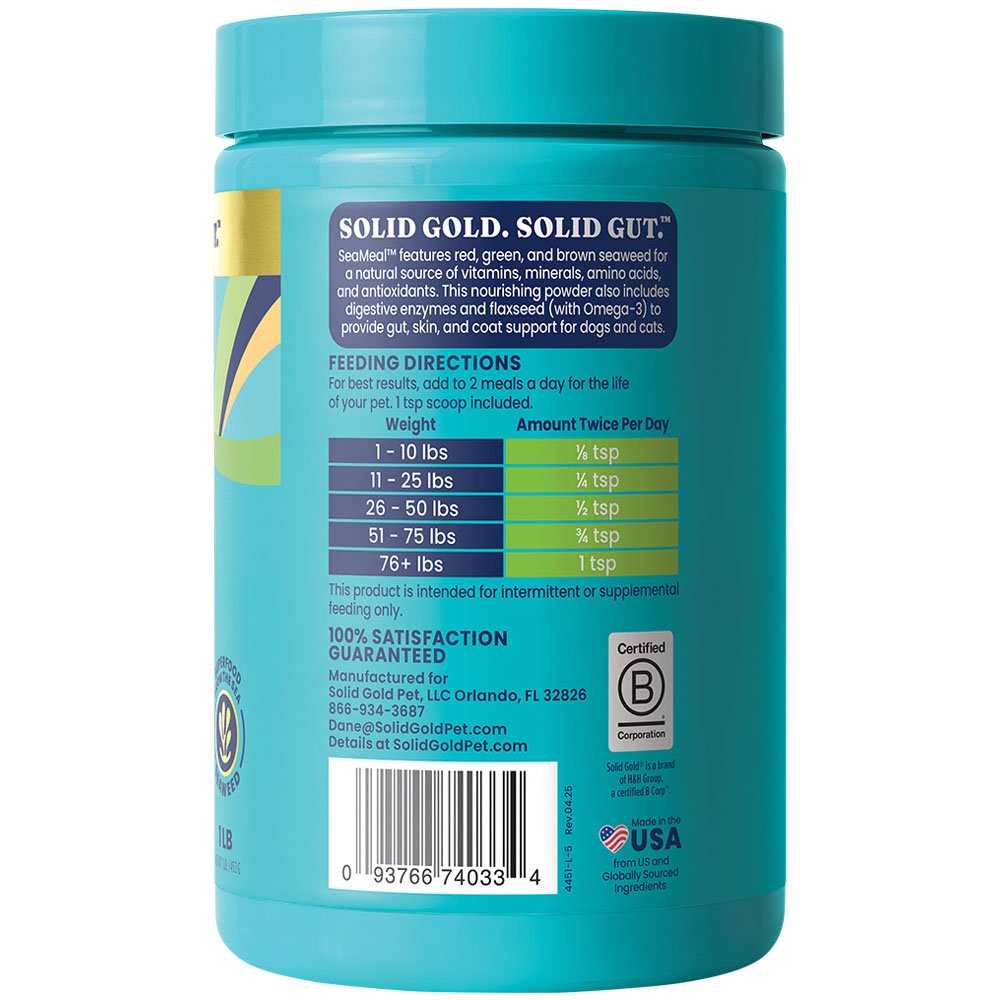 Solid Gold SeaMeal Daily Wellness Supplement Powder for Dogs and Cats - Image 4