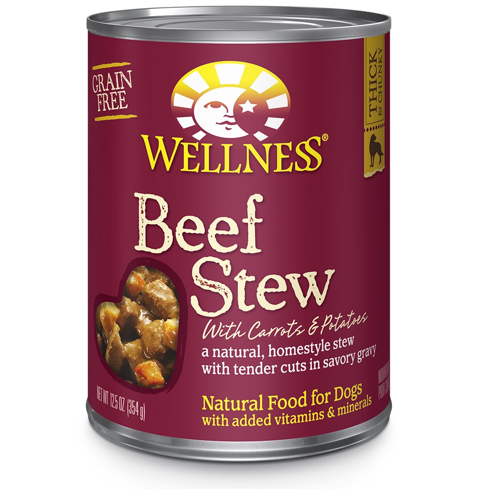 Wellness Complete Health Beef Stew w/ Carrots & Potatoes In Savory Gravy Canned Dog Food - Image 3