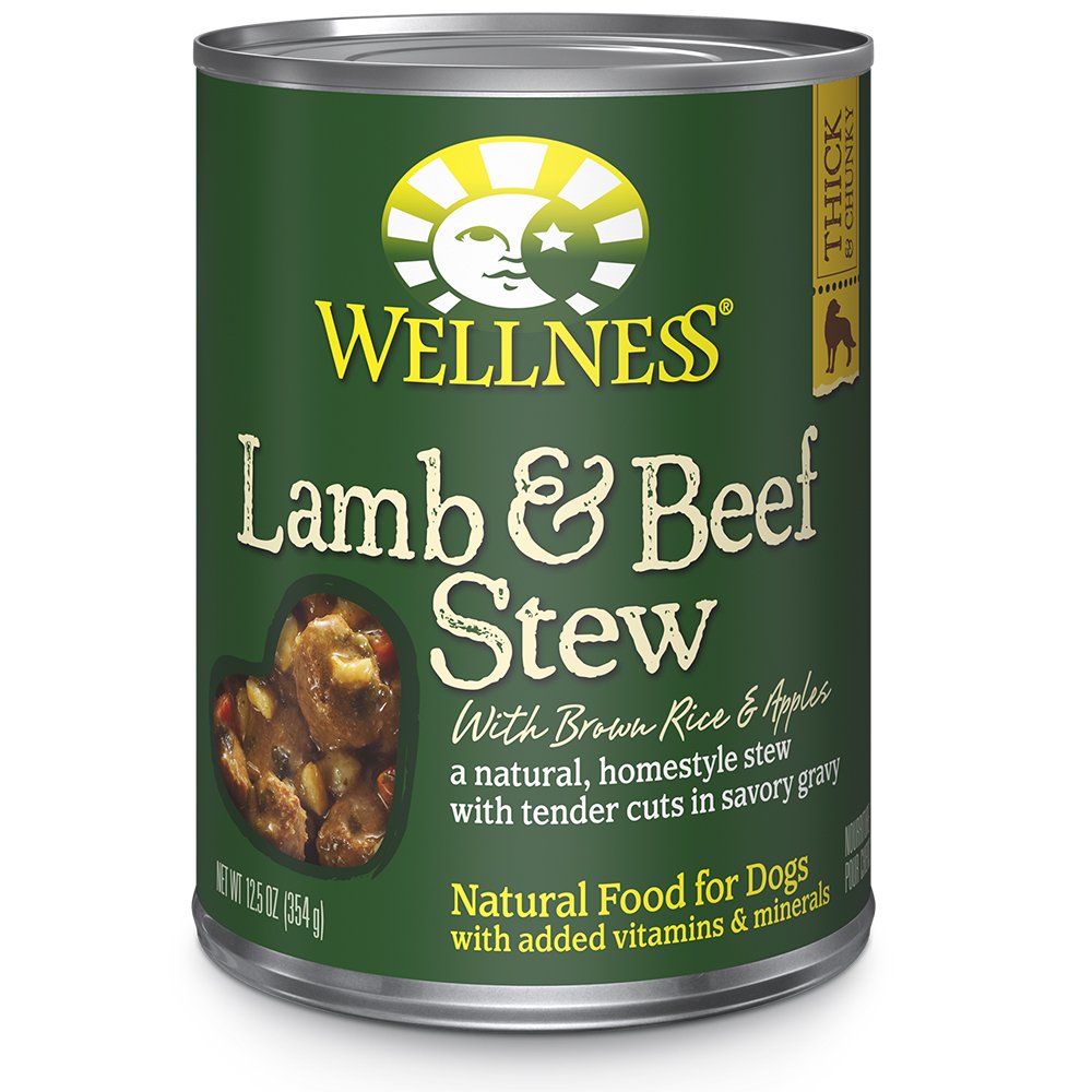 Wellness Complete Health Lamb & Beef Stew w/ Brown Rice & Apples In Savory Gravy Canned Dog Food - Image 3