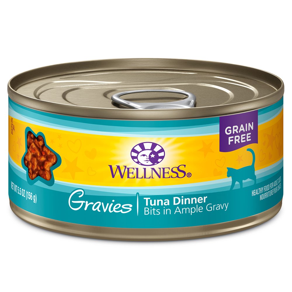 Wellness Complete Health Gravies Tuna Dinner Canned Cat Food - Image 2