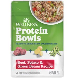 Wellness Protein Bowls Beef, Potato & Green Beans Recipe Adult Whole Meat Wet Dog Food