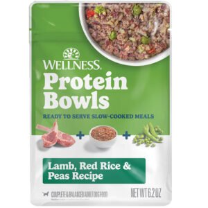 Wellness Protein Bowls Lamb, Red Rice & Peas Recipe Adult Whole Meat Wet Dog Food
