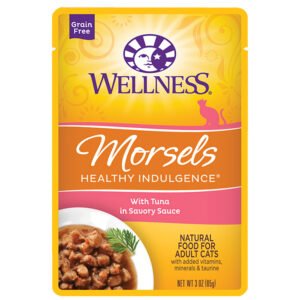 Wellness Morsels w/ Tuna in Savory Sauce Adult Wet Cat Food
