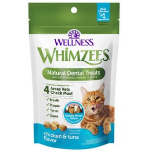 Whimzees Chicken & Tuna Flavor Natural Cat Dental Treats