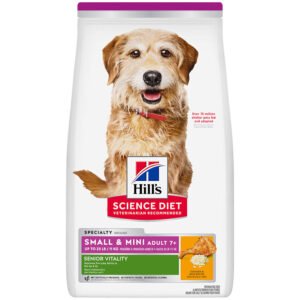 Hill's Science Diet Small & Mini Senior Vitality Chicken & Rice Recipe Adult 7+ Premium Dry Dog Food