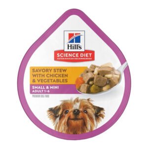 Hill's Science Diet Savory Stew w/ Chicken & Vegetables Small & Mini Adult 1-6 Premium Wet Dog Food