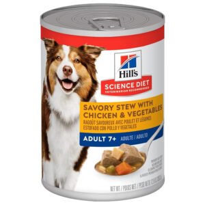 Hill's Science Diet Savory Stew w/ Chicken & Vegetables Adult 7+ Premium Canned Dog Food
