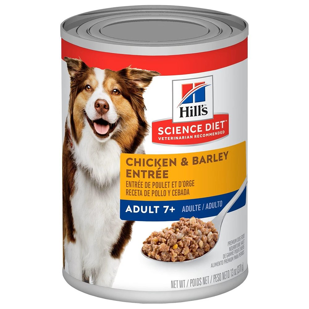 Hill's Science Diet Chicken & Barley Entrée Adult 7+ Premium Canned Dog Food