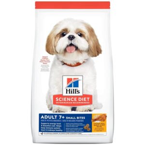 Hill's Science Diet Small Bites Chicken Meal, Barely & Rice Recipe Adult 7+ Premium Dry Dog Food