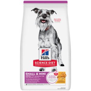 Hill's Science Diet Small & Mini Chicken & Brown Rice Recipe Adult 7+ Premium Dry Dog Food