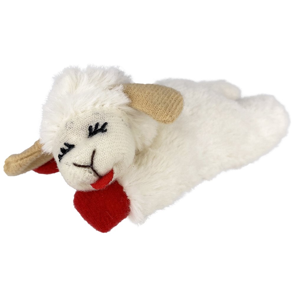 Multipet Lamb Chop Plush Cat Toy