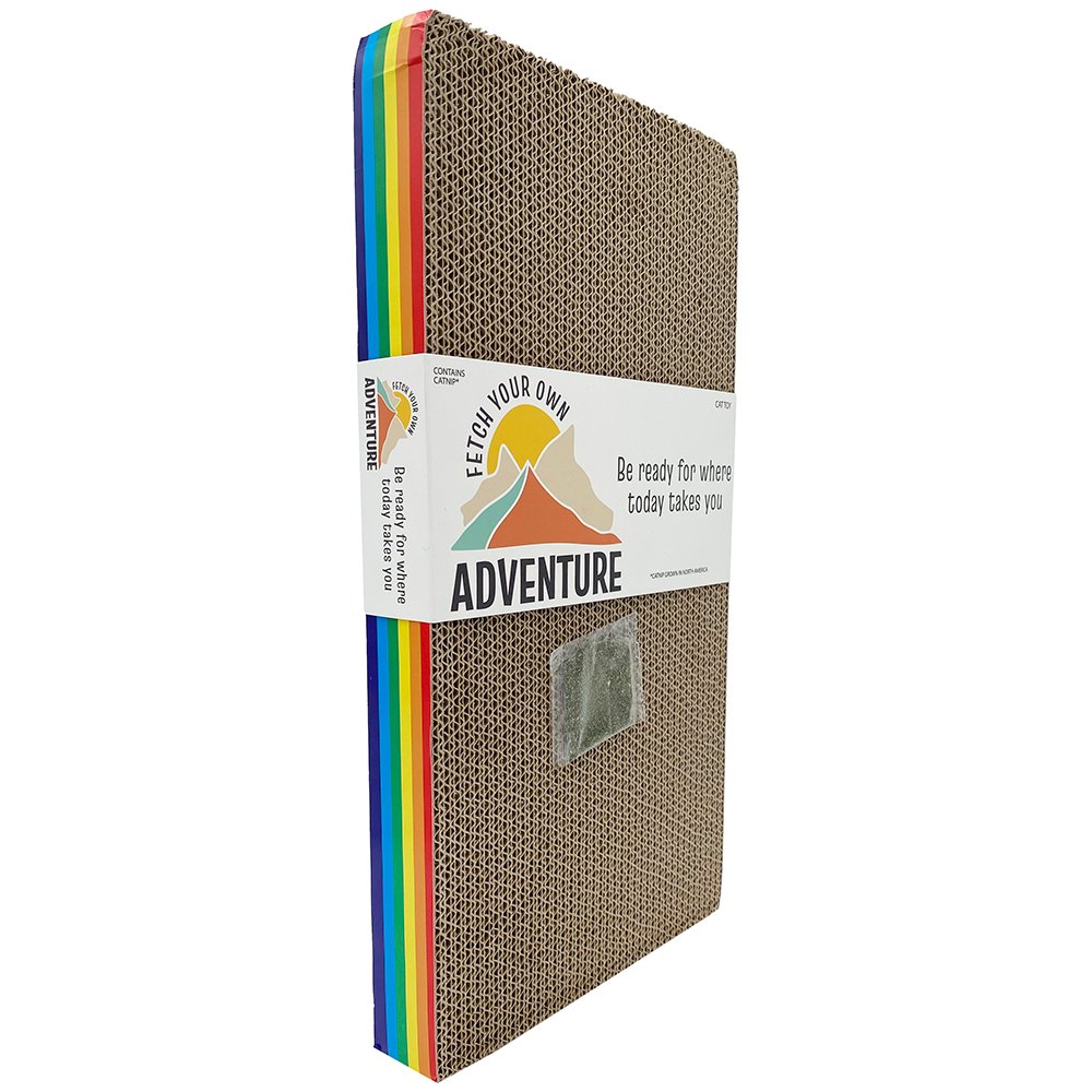 Fetch Your Own Adventure Rainbow Cat Scratcher Board - Image 2