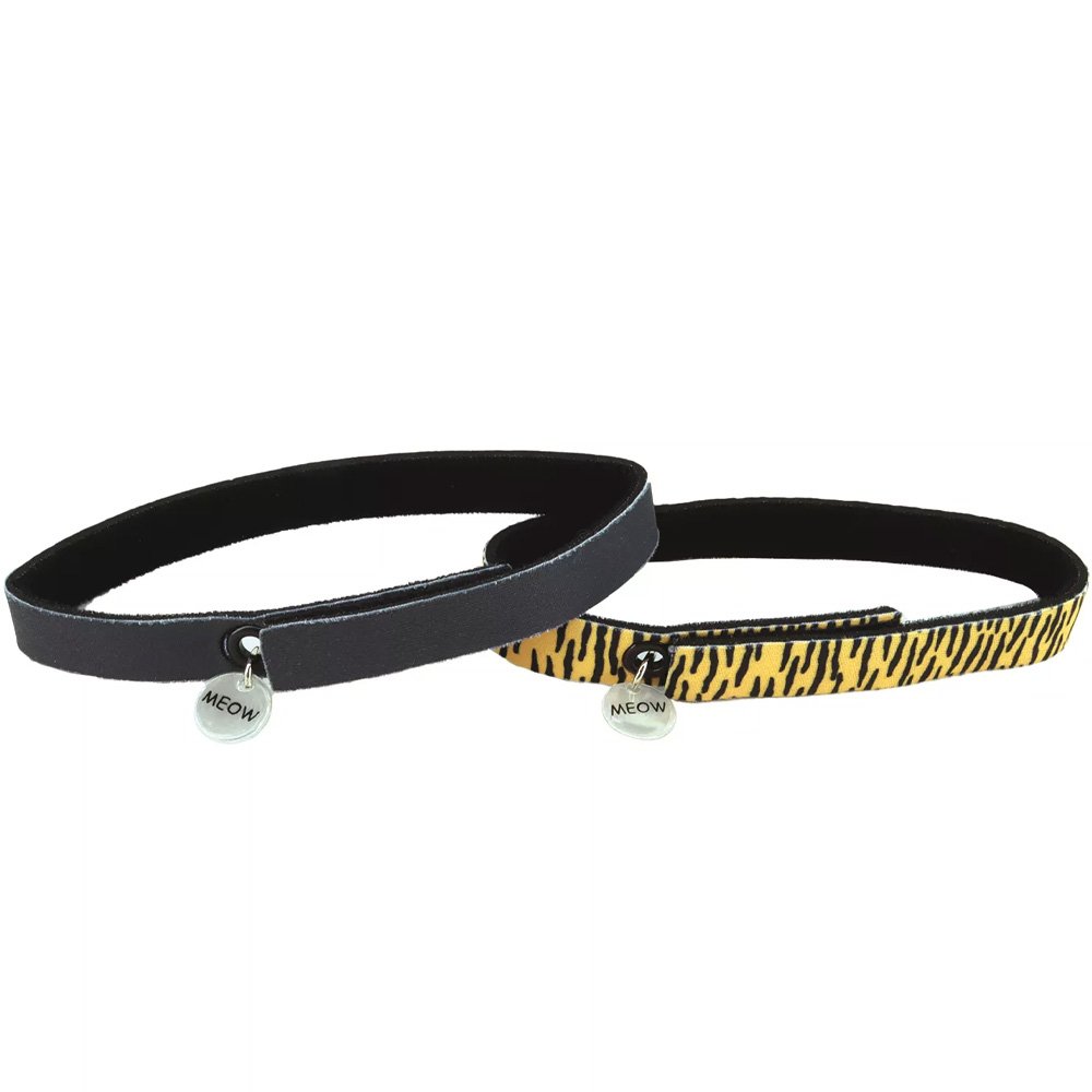 Coastal ElastaCat Tiger & Black Flex Fit Cat Safety Collar, 2-Pack - Image 2