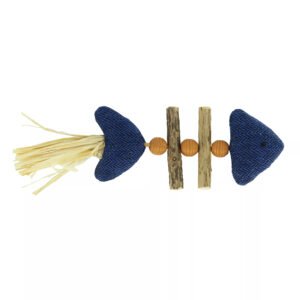 Turbo Blue Fish Dangle Interactive Cat Toy