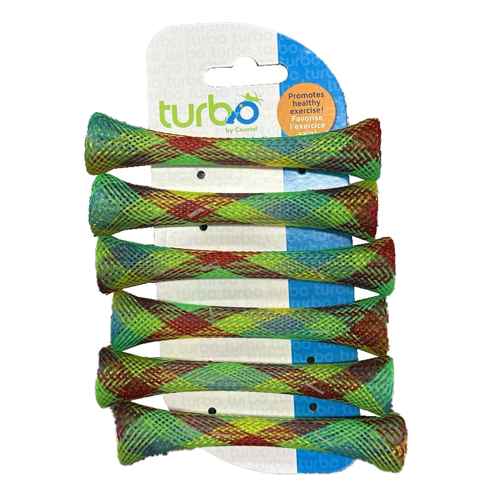 Turbo Extra Long Tubes Interactive Cat Toys, 6-Pack