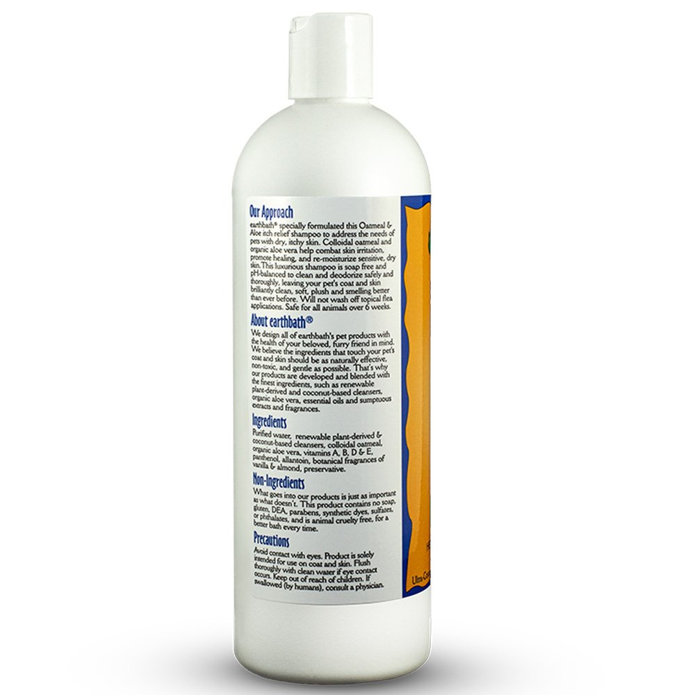 Earthbath Oatmeal & Aloe, Vanilla & Almond Pet Shampoo - Image 2