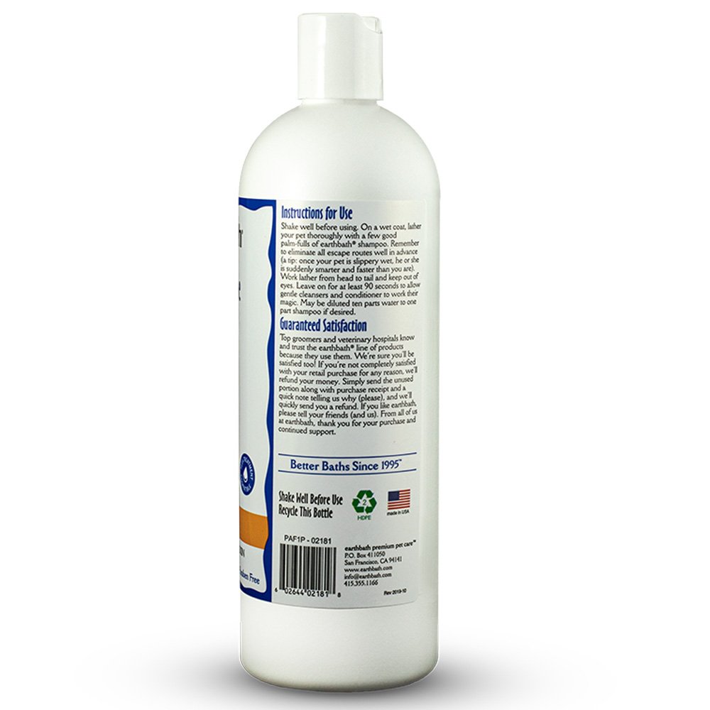 Earthbath Oatmeal & Aloe, Fragrance Free Pet Shampoo - Image 3