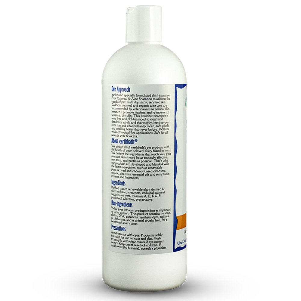 Earthbath Oatmeal & Aloe, Fragrance Free Pet Shampoo - Image 2