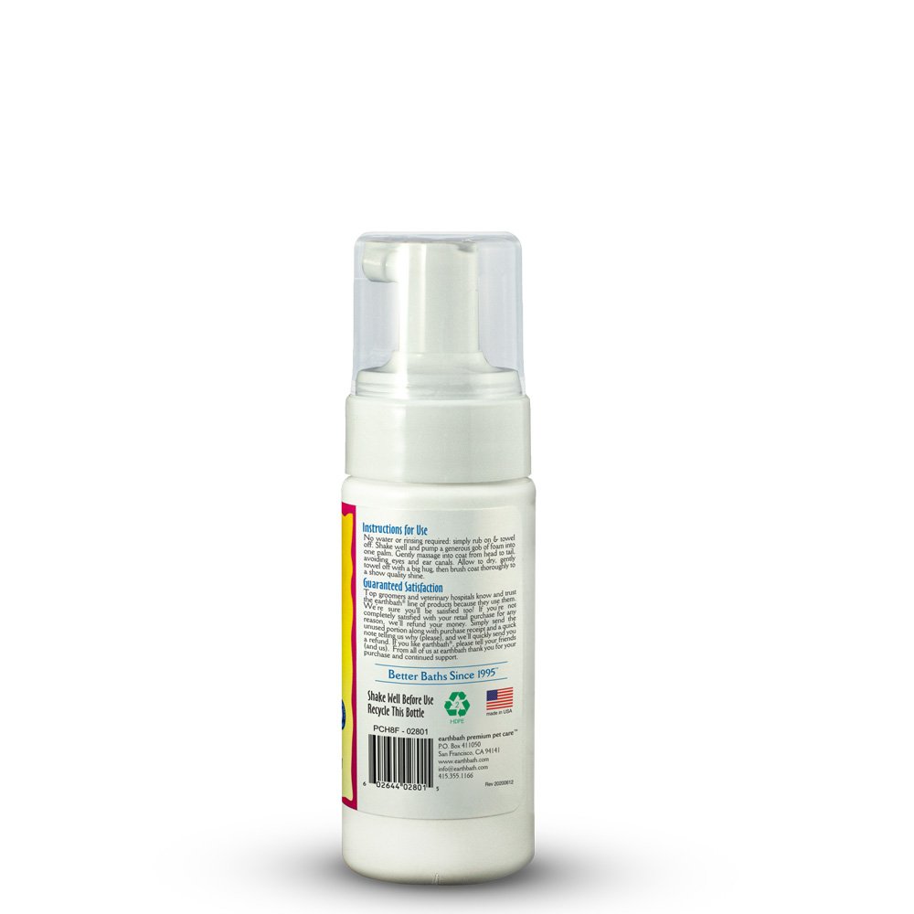 Earthbath Hypo-Allergenic, Fragrance Free Grooming Foam for Cats - Image 3
