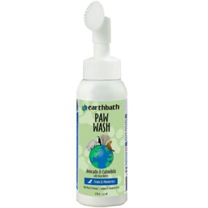 Earthbath Avocado & Calendula w/ Shea Butter Paw Wash for Dogs & Cats