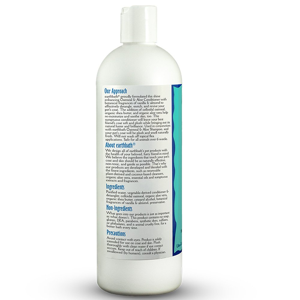 Earthbath Oatmeal & Aloe, Vanilla & Almond Pet Conditioner - Image 2