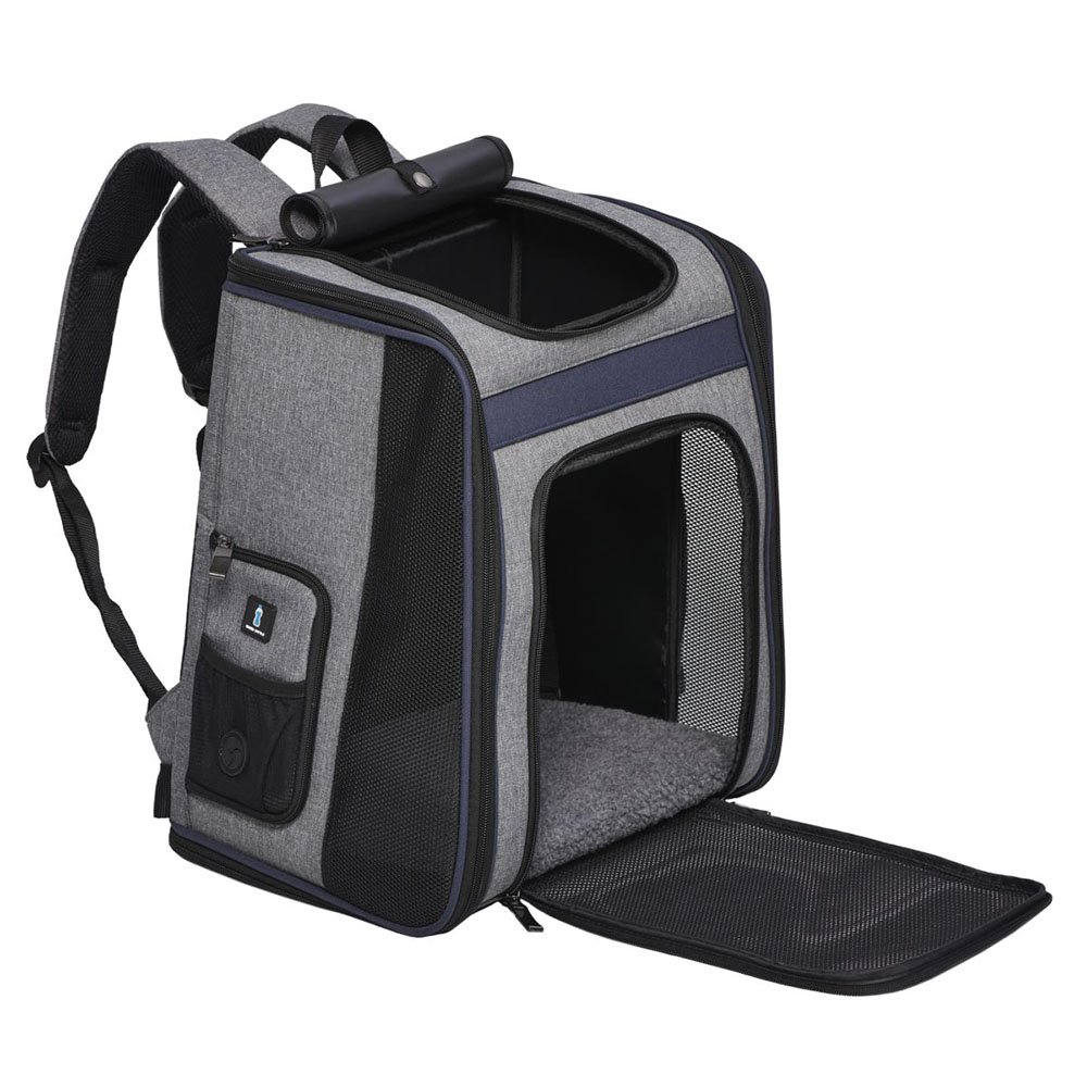 MidWest Day Tripper Gray Pet Backpack Carrier - Image 2