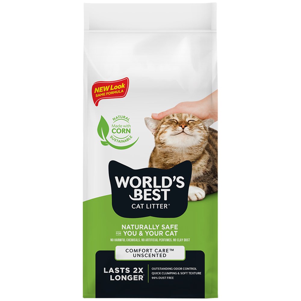 World's Best Comfort Care Unscented Clumping Cat Litter