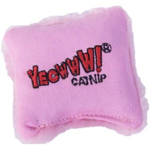 Yeowww! Pink Pillow Catnip Filled Cat Toy