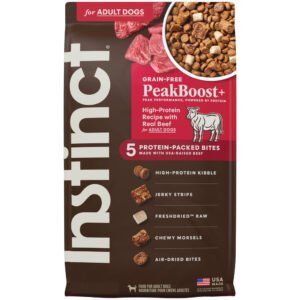 Instinct Grain-Free PeakBoost+ High-Protein Recipe w/ Real Beef Adult Dry Dog Food