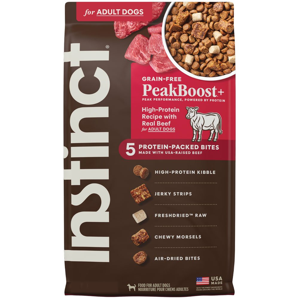 Instinct Grain-Free PeakBoost+ High-Protein Recipe w/ Real Beef Adult Dry Dog Food