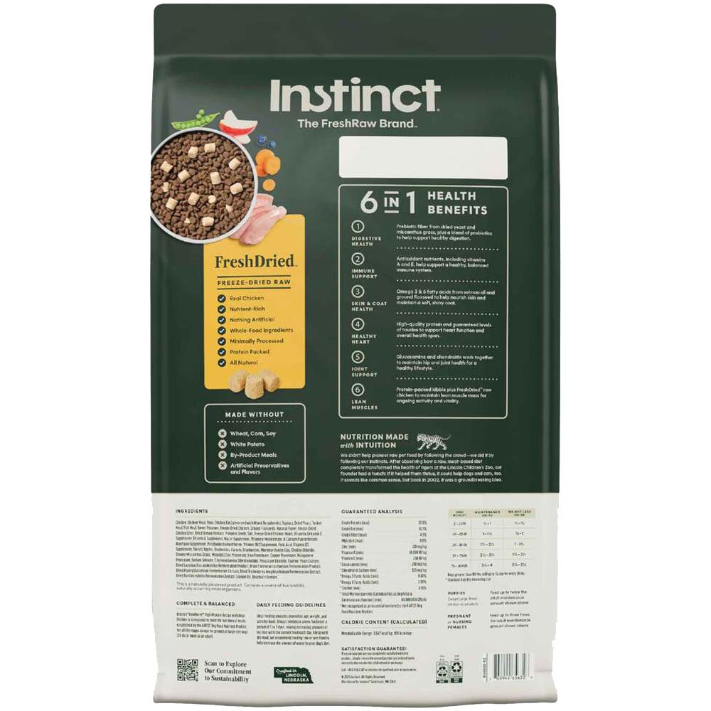 Instinct Grain-Free RawBoost+ High-Protein Recipe w/ Real Chicken Dry Dog Food - Image 3