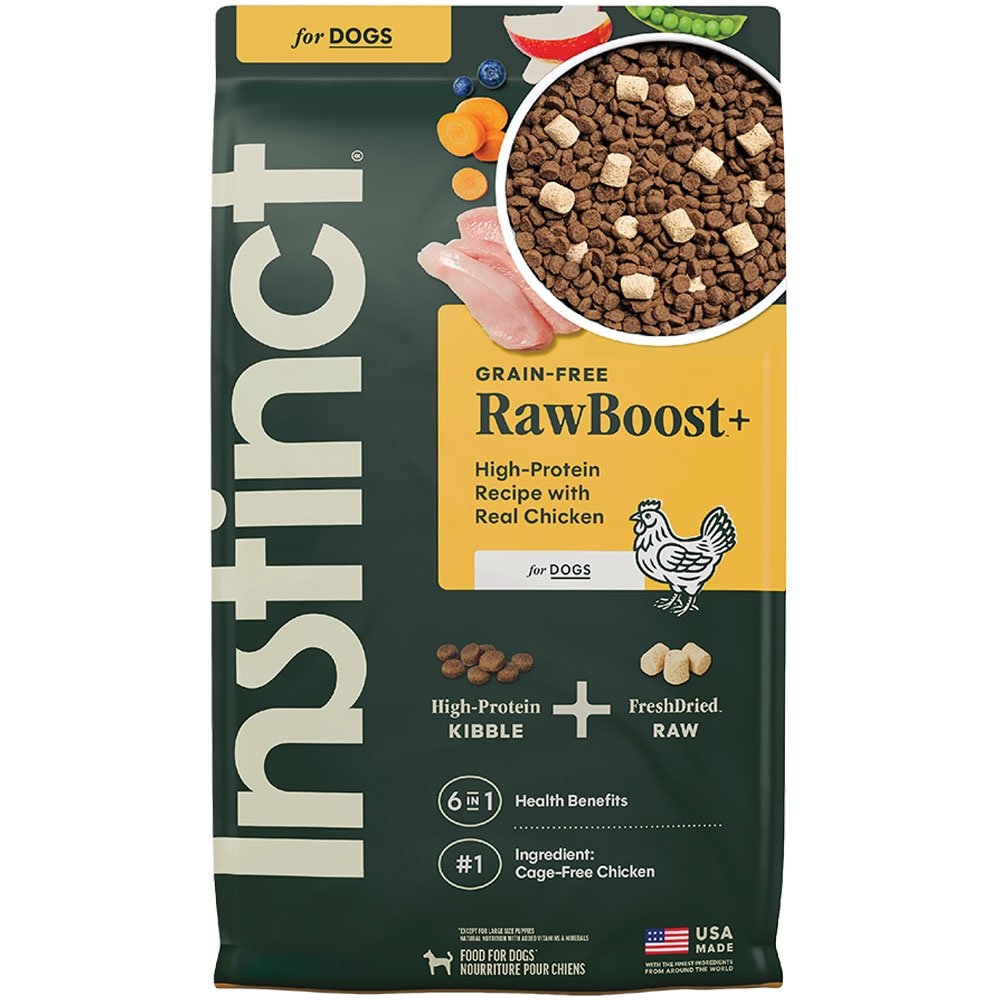 Instinct Grain-Free RawBoost+ High-Protein Recipe w/ Real Chicken Dry Dog Food