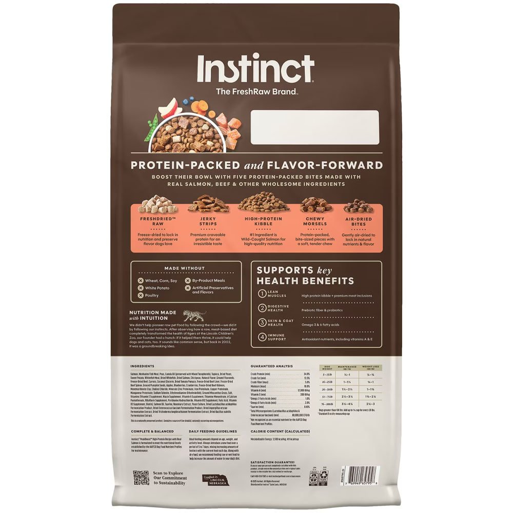 Instinct Grain-Free PeakBoost+ High-Protein Recipe w/ Real Salmon Adult Dry Dog Food - Image 3