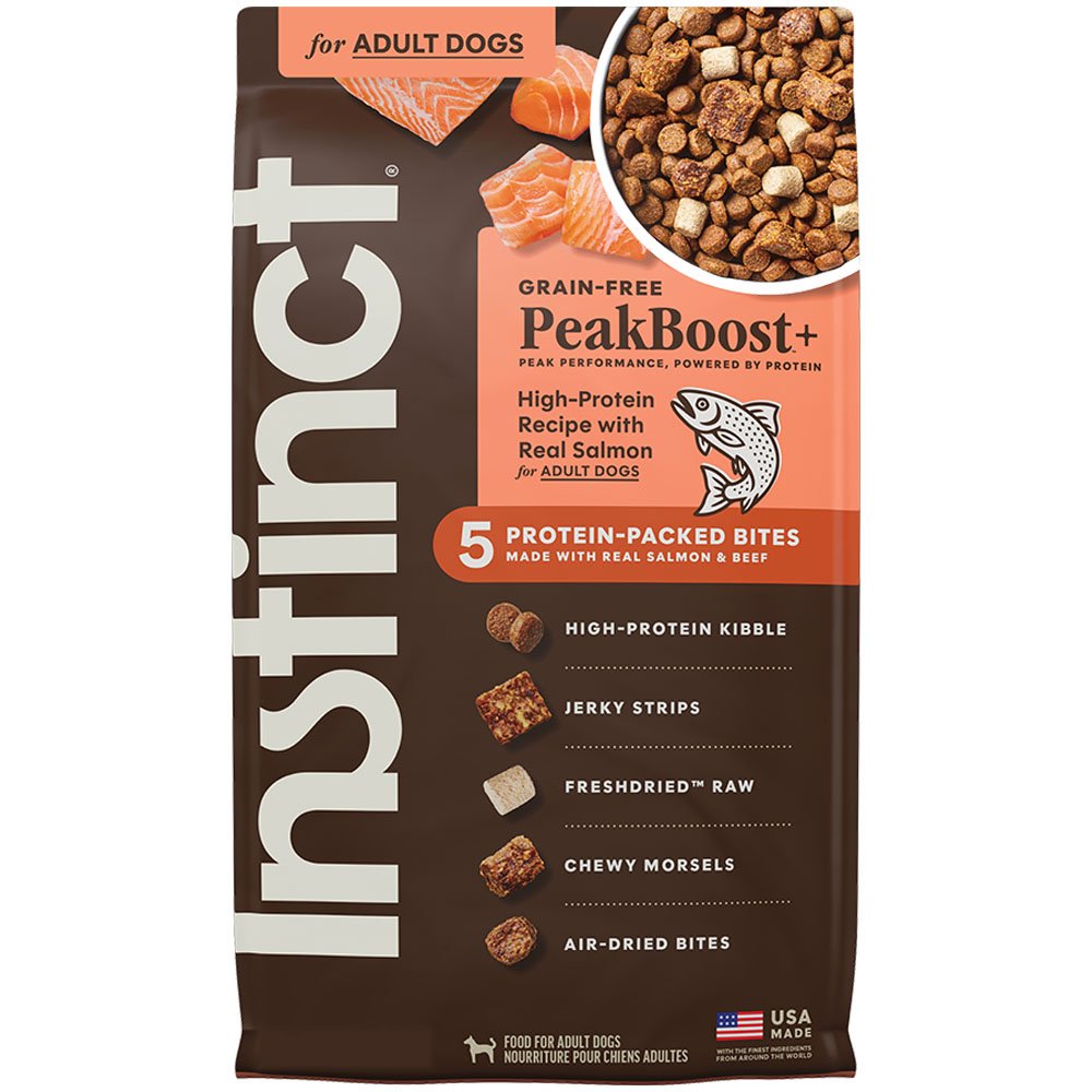 Instinct Grain-Free PeakBoost+ High-Protein Recipe w/ Real Salmon Adult Dry Dog Food