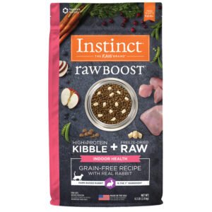 Instinct Raw Boost Grain-Free Recipe w/ Real Rabbit for Indoor Health Dry Cat Food