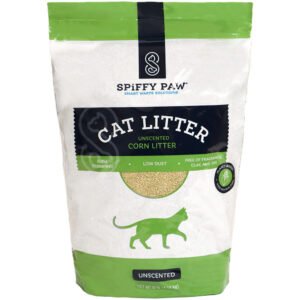 Spiffy Paw Unscented Corn Clumping Cat Litter