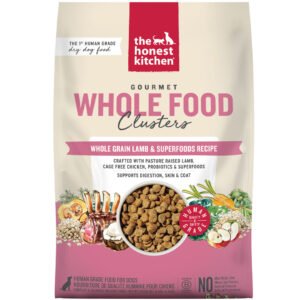 The Honest Kitchen Gourmet Whole Food Clusters Whole Grain Lamb & Superfoods Recipe Dry Dog Food