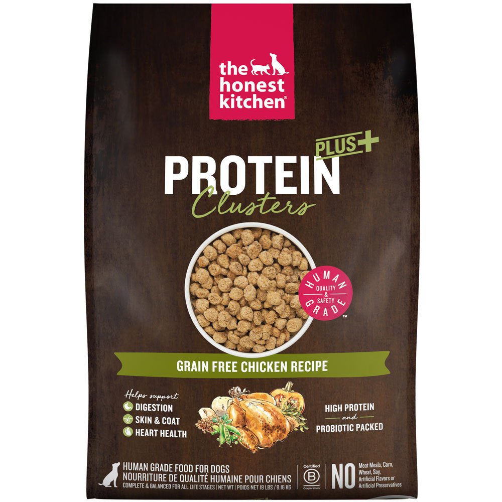 The Honest Kitchen Protein Plus+ Clusters Grain Free Chicken Recipe Dry Dog Food