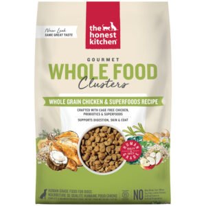 The Honest Kitchen Gourmet Whole Food Clusters Whole Grain Chicken & Superfoods Recipe Dry Dog Food