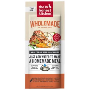 The Honest Kitchen WholeMade Whole Grain Beef & Oat Recipe Dehydrated Dog Food