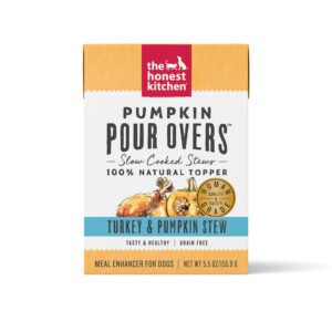The Honest Kitchen Pumpkin Pour Overs Turkey & Pumpkin Stew Wet Dog Food Topper