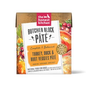 The Honest Kitchen Butcher Block Pate Turkey, Duck & Root Veggies Wet Dog Food