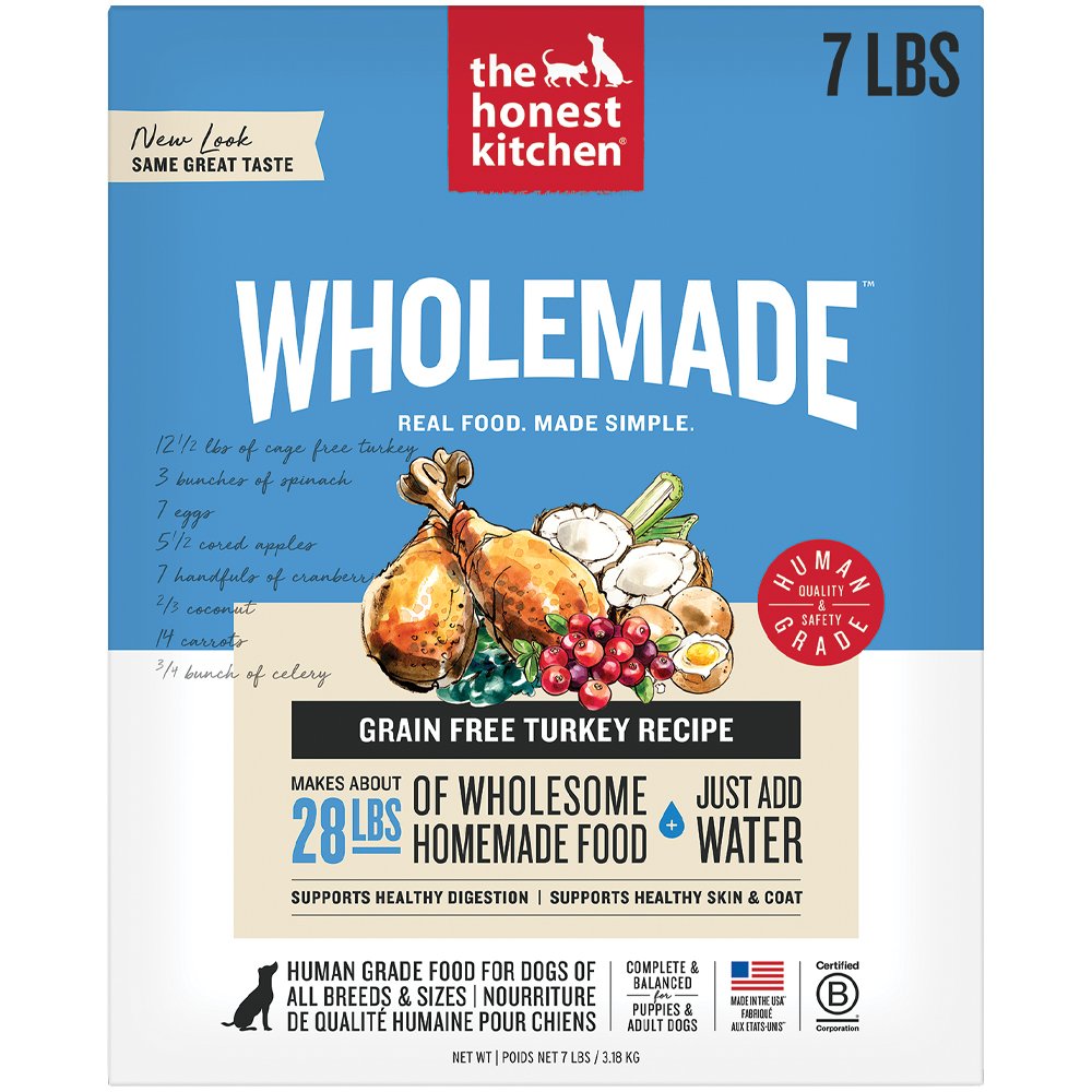 The Honest Kitchen WholeMade Grain Free Turkey Recipe Dehydrated Dog Food - Image 4
