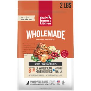 The Honest Kitchen WholeMade Grain Free Beef Recipe Dehydrated Dog Food