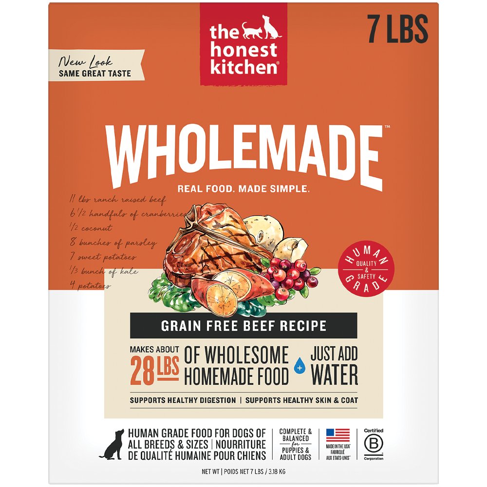 The Honest Kitchen WholeMade Grain Free Beef Recipe Dehydrated Dog Food - Image 4