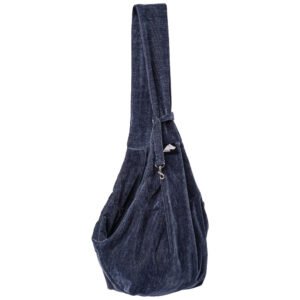 Roxbury Pet Navy Blue Chenille Sierra Sling Pet Carrier