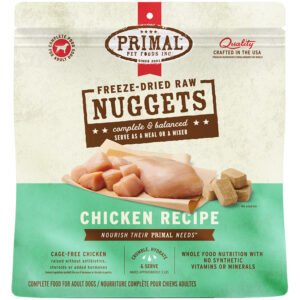 Primal Freeze-Dried Raw Nuggets Chicken Recipe Adult Dog Food
