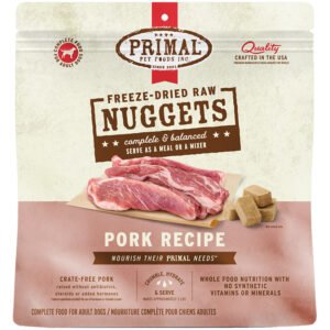 Primal Freeze-Dried Raw Nuggets Pork Recipe Adult Dog Food